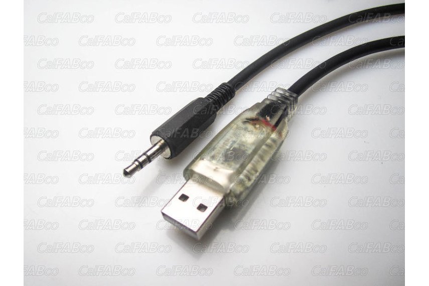 PICAXE Download Cable CLEAR USB3.5mm stereo jack from calfabco on Tindie